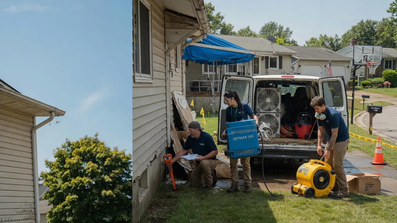 Ceiling Leak Cleanup in Mason City, IL near me